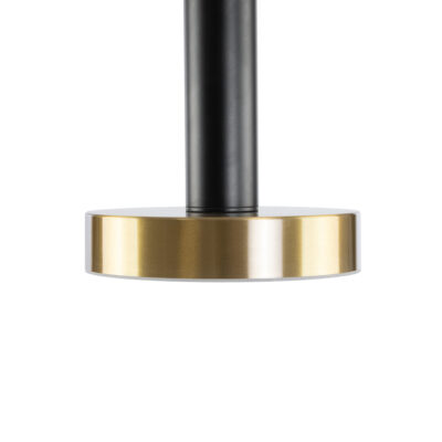 LEDTM® ZANE 60937 Κρεμαστό Φωτιστικό Design LED CCT 100W 11200lm 120° AC 220-240V IP20 - Εναλλαγή Φωτισμού μέσω Τηλεχειριστηρίου All In One Ψυχρό 6000k+Φυσικό 4500k+Θερμό 2700k Dimmable - Μ160 x Π15 x Υ20cm - Μαύρο & Χρυσό - 3 Χρόνια Εγγύηση - Image 8