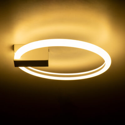 LEDTM® CINDERELLA 60977 Φωτιστικό Οροφής Δαχτυλίδι-Κύκλος LED CCT 16W 1792lm 360° AC 220-240V - Εναλλαγή Φωτισμού μέσω Διακόπτη On/Off All In One Ψυχρό 6000k+Φυσικό 4500k+Θερμό 2700k Φ28cm - Λευκό - 3 Years Warranty - Image 8