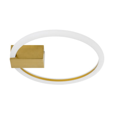 LEDTM® CINDERELLA 60978 Φωτιστικό Οροφής Δαχτυλίδι-Κύκλος LED CCT 16W 1792lm 360° AC 220-240V - Εναλλαγή Φωτισμού μέσω Διακόπτη On/Off All In One Ψυχρό 6000k+Φυσικό 4500k+Θερμό 2700k Φ28cm - Χρυσό Βούρτσας - 3 Years Warranty - Image 6