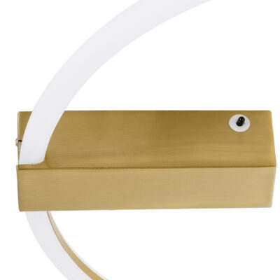 LEDTM® CINDERELLA 60982 Φωτιστικό Οροφής Δαχτυλίδι-Κύκλος LED CCT 30W 3360lm 360° AC 220-240V - Εναλλαγή Φωτισμού μέσω Τηλεχειριστηρίου All In One Ψυχρό 6000k+Φυσικό 4500k+Θερμό 2700k Dimmable Φ50cm - Χρυσό Βούρτσας - 3 Years Warranty - Image 7
