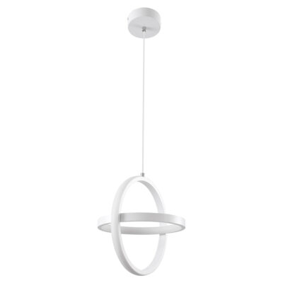 LEDTM® ALICE 61056 Κρεμαστό Φωτιστικό Οροφής Design LED CCT 20W 2400lm 300° AC 220-240V - Εναλλαγή Φωτισμού μέσω Διακόπτη On/Off All In One Ψυχρό 6000k+Φυσικό 4500k+Θερμό 2700k Μ25 x Π22 x Υ25cm - Λευκό - Image 4