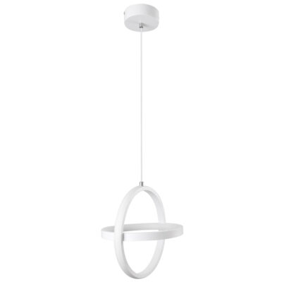 LEDTM® ALICE 61056 Κρεμαστό Φωτιστικό Οροφής Design LED CCT 20W 2400lm 300° AC 220-240V - Εναλλαγή Φωτισμού μέσω Διακόπτη On/Off All In One Ψυχρό 6000k+Φυσικό 4500k+Θερμό 2700k Μ25 x Π22 x Υ25cm - Λευκό - Image 6