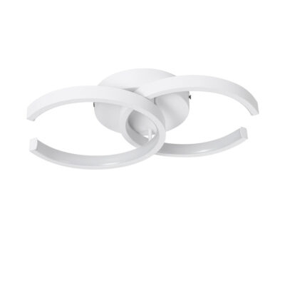LEDTM® EVA 61068 Μοντέρνο Φωτιστικό Οροφής LED 16W 1920lm 300° AC 220-240V IP20 Ρυθμιζόμενο Λευκό CCT με On/Off 2700K/4500K/6000K - Lumileds SMD Chip - Λευκό Ματ - Μ33 x Π21 x Υ7cm - 3 Χρόνια Εγγύηση - Image 3