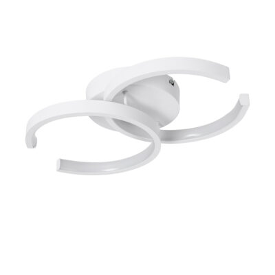LEDTM® EVA 61068 Μοντέρνο Φωτιστικό Οροφής LED 16W 1920lm 300° AC 220-240V IP20 Ρυθμιζόμενο Λευκό CCT με On/Off 2700K/4500K/6000K - Lumileds SMD Chip - Λευκό Ματ - Μ33 x Π21 x Υ7cm - 3 Χρόνια Εγγύηση - Image 4