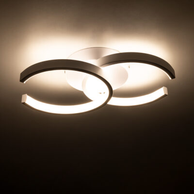 LEDTM® EVA 61068 Μοντέρνο Φωτιστικό Οροφής LED 16W 1920lm 300° AC 220-240V IP20 Ρυθμιζόμενο Λευκό CCT με On/Off 2700K/4500K/6000K - Lumileds SMD Chip - Λευκό Ματ - Μ33 x Π21 x Υ7cm - 3 Χρόνια Εγγύηση - Image 7