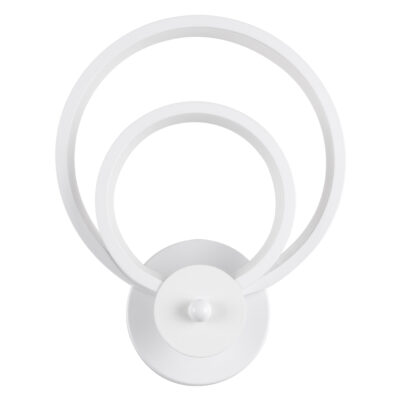 LEDTM® FREDDIE 61077 Φωτιστικό Τοίχου - Απλίκα Design LED CCT 15W 1800lm 300° AC 220-240V - Εναλλαγή Φωτισμού μέσω Διακόπτη On/Off All In One Ψυχρό 6000k+Φυσικό 4500k+Θερμό 2700k Μ20 x Π7.5 x Υ25cm - Λευκό - Image 4