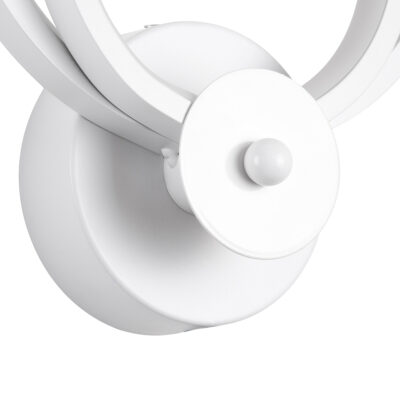 LEDTM® FREDDIE 61077 Φωτιστικό Τοίχου - Απλίκα Design LED CCT 15W 1800lm 300° AC 220-240V - Εναλλαγή Φωτισμού μέσω Διακόπτη On/Off All In One Ψυχρό 6000k+Φυσικό 4500k+Θερμό 2700k Μ20 x Π7.5 x Υ25cm - Λευκό - Image 6