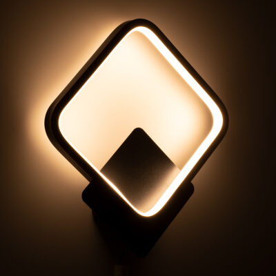 LEDTM® LENA 61079 Φωτιστικό Τοίχου - Απλίκα Design LED CCT 12W 1440lm 300° AC 220-240V - Εναλλαγή Φωτισμού μέσω Διακόπτη On/Off All In One Ψυχρό 6000k+Φυσικό 4500k+Θερμό 2700k Μ25 x Π5.5 x Υ29.5cm - Μαύρο - Image 7