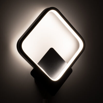 LEDTM® LENA 61079 Φωτιστικό Τοίχου - Απλίκα Design LED CCT 12W 1440lm 300° AC 220-240V - Εναλλαγή Φωτισμού μέσω Διακόπτη On/Off All In One Ψυχρό 6000k+Φυσικό 4500k+Θερμό 2700k Μ25 x Π5.5 x Υ29.5cm - Μαύρο - Image 8