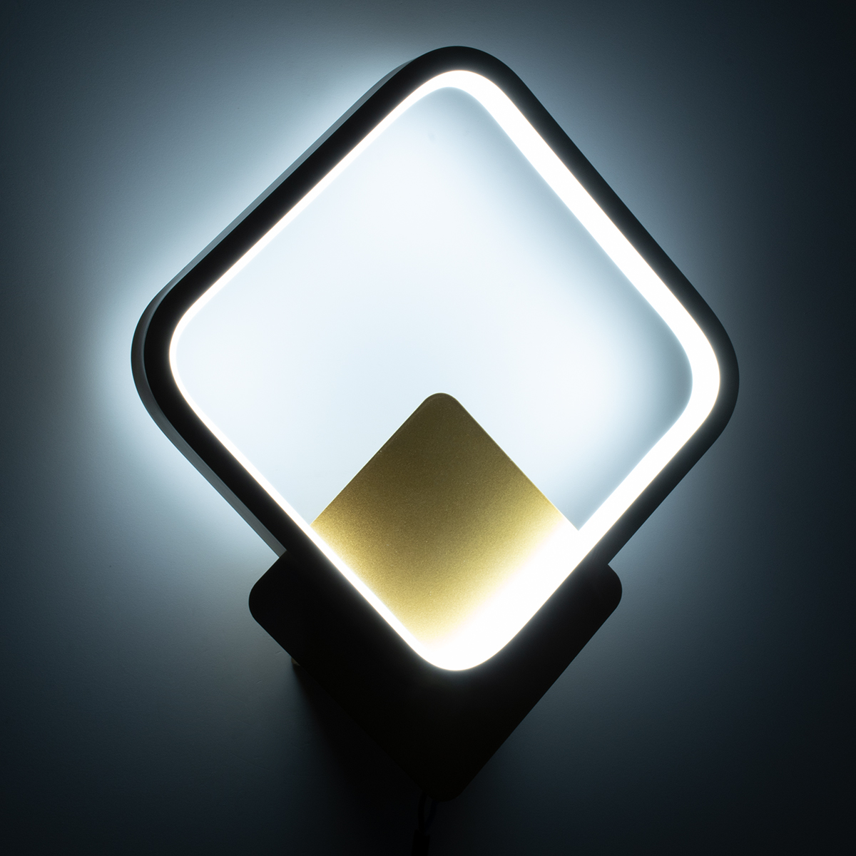 LEDTM® LENA 61081 Μοντέρνο Φωτιστικό Τοίχου - Απλίκα LED 12W 1440lm 300° AC 220-240V IP20 Ρυθμιζόμενο Λευκό CCT με On/Off 2700K/4500K/6000K - Lumileds SMD Chip - Χρυσό Βούρτσας - Μ25 x Π5.5 x Υ29.5cm - 3 Χρόνια Εγγύηση - Image 9