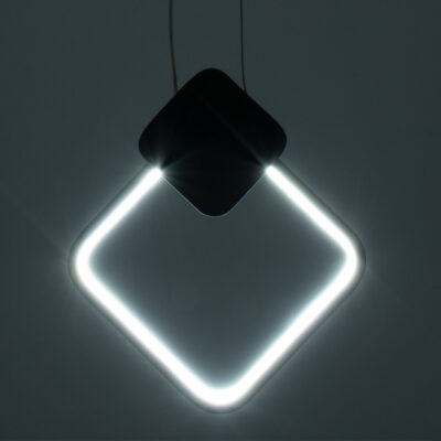 LEDTM® MARY 61082 Κρεμαστό Φωτιστικό Οροφής Design LED CCT 12W 1440lm 300° AC 220-240V - Εναλλαγή Φωτισμού μέσω Διακόπτη On/Off All In One Ψυχρό 6000k+Φυσικό 4500k+Θερμό 2700k Μ20 x Π2.3 x Υ28.5cm - Μαύρο - Image 11
