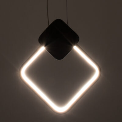 LEDTM® MARY 61082 Κρεμαστό Φωτιστικό Οροφής Design LED CCT 12W 1440lm 300° AC 220-240V - Εναλλαγή Φωτισμού μέσω Διακόπτη On/Off All In One Ψυχρό 6000k+Φυσικό 4500k+Θερμό 2700k Μ20 x Π2.3 x Υ28.5cm - Μαύρο - Image 10