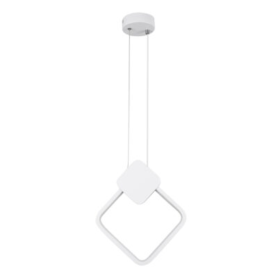 LEDTM® MARY 61083 Κρεμαστό Φωτιστικό Οροφής Design LED CCT 12W 1440lm 300° AC 220-240V - Εναλλαγή Φωτισμού μέσω Διακόπτη On/Off All In One Ψυχρό 6000k+Φυσικό 4500k+Θερμό 2700k Μ20 x Π2.3 x Υ28.5cm - Λευκό - Image 5