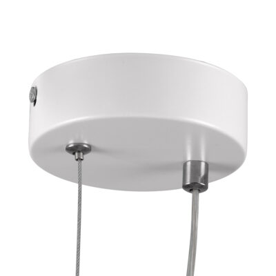 LEDTM® MARY 61083 Κρεμαστό Φωτιστικό Οροφής Design LED CCT 12W 1440lm 300° AC 220-240V - Εναλλαγή Φωτισμού μέσω Διακόπτη On/Off All In One Ψυχρό 6000k+Φυσικό 4500k+Θερμό 2700k Μ20 x Π2.3 x Υ28.5cm - Λευκό - Image 8