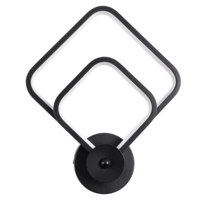 LEDTM® ANNA 61085 Φωτιστικό Τοίχου - Απλίκα Design LED CCT 15W 1800lm 300° AC 220-240V - Εναλλαγή Φωτισμού μέσω Διακόπτη On/Off All In One Ψυχρό 6000k+Φυσικό 4500k+Θερμό 2700k Μ25 x Π8 x Υ30cm - Μαύρο - Image 4