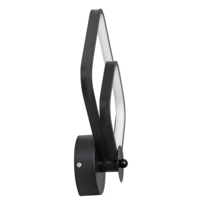 LEDTM® ANNA 61085 Φωτιστικό Τοίχου - Απλίκα Design LED CCT 15W 1800lm 300° AC 220-240V - Εναλλαγή Φωτισμού μέσω Διακόπτη On/Off All In One Ψυχρό 6000k+Φυσικό 4500k+Θερμό 2700k Μ25 x Π8 x Υ30cm - Μαύρο - Image 5