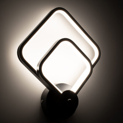 LEDTM® ANNA 61085 Φωτιστικό Τοίχου - Απλίκα Design LED CCT 15W 1800lm 300° AC 220-240V - Εναλλαγή Φωτισμού μέσω Διακόπτη On/Off All In One Ψυχρό 6000k+Φυσικό 4500k+Θερμό 2700k Μ25 x Π8 x Υ30cm - Μαύρο - Image 8