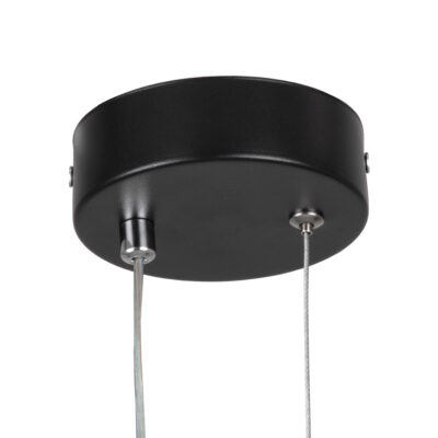 LEDTM® ILDI 61088 Κρεμαστό Φωτιστικό Οροφής Design LED CCT 12W 1440lm 300° AC 220-240V - Εναλλαγή Φωτισμού μέσω Διακόπτη On/Off All In One Ψυχρό 6000k+Φυσικό 4500k+Θερμό 2700k Μ10 x Π2.3 x Υ38cm - Μαύρο - Image 7