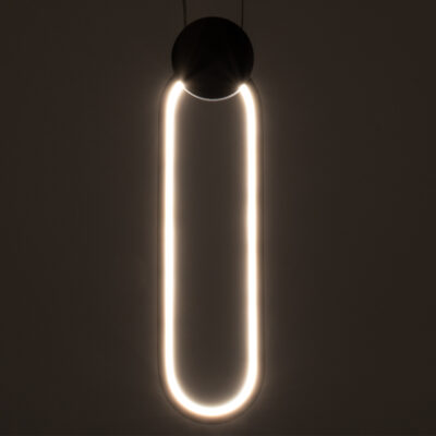 LEDTM® ILDI 61090 Κρεμαστό Φωτιστικό Οροφής Design LED CCT 12W 1440lm 300° AC 220-240V - Εναλλαγή Φωτισμού μέσω Διακόπτη On/Off All In One Ψυχρό 6000k+Φυσικό 4500k+Θερμό 2700k Μ10 x Π2.3 x Υ38cm - Χρυσό Βούρτσας - Image 9