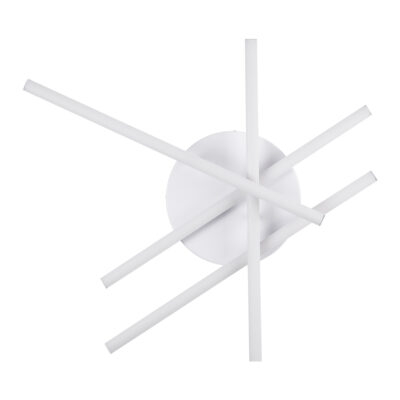 LEDTM® DRACO 61096 Μοντέρνο Φωτιστικό Οροφής LED 60W 7380lm 120° AC 220-240V IP20 Ρυθμιζόμενο Λευκό CCT με Χειριστήριο από 2700K έως 6000K Dimmable - Lumileds SMD Chip - Λευκό Ματ - Μ60 x Π60 x Υ11cm - 3 Χρόνια Εγγύηση - Image 6