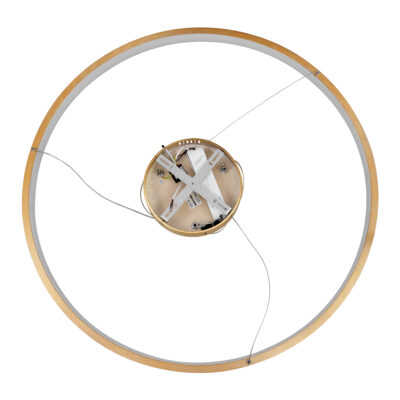 LEDTM® NEMESIS 61163 Μοντέρνο Κρεμαστό Φωτιστικό Οροφής LED 67W 7689lm 360° AC 220-240V IP20 Ρυθμιζόμενο Λευκό CCT με Χειριστήριο από 2700K έως 6000K Dimmable - Lumileds SMD Chip - Χρυσό Βούρτσας - Μ80 x Π80 x Υ4cm - 3 Χρόνια Εγγύηση - Image 8
