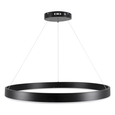 LEDTM® VENOM 61179 Μοντέρνο Κρεμαστό Φωτιστικό Οροφής LED 67W 7863lm 120° AC 220-240V IP20 Ρυθμιζόμενο Λευκό CCT με Χειριστήριο από 2700K έως 6000K Dimmable - Lumileds SMD Chip - Μαύρο Ματ - Μ80 x Π80 x Υ6.5cm - 3 Χρόνια Εγγύηση - Image 5
