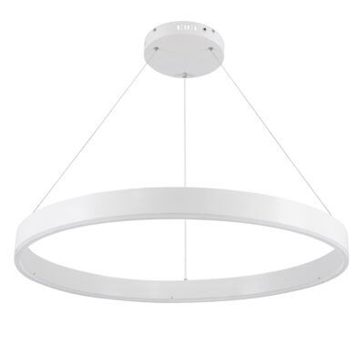 LEDTM® VENOM 61180 Μοντέρνο Κρεμαστό Φωτιστικό Οροφής LED 67W 7863lm 120° AC 220-240V IP20 Ρυθμιζόμενο Λευκό CCT με Χειριστήριο από 2700K έως 6000K Dimmable - Lumileds SMD Chip - Λευκό Ματ - Μ80 x Π80 x Υ6.5cm - 3 Χρόνια Εγγύηση - Image 3