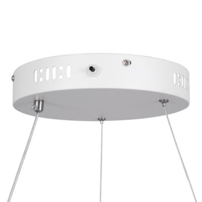 LEDTM® VENOM 61180 Μοντέρνο Κρεμαστό Φωτιστικό Οροφής LED 67W 7863lm 120° AC 220-240V IP20 Ρυθμιζόμενο Λευκό CCT με Χειριστήριο από 2700K έως 6000K Dimmable - Lumileds SMD Chip - Λευκό Ματ - Μ80 x Π80 x Υ6.5cm - 3 Χρόνια Εγγύηση - Image 7