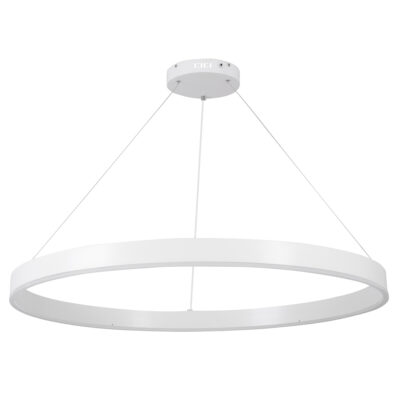 LEDTM® VENOM 61183 Μοντέρνο Κρεμαστό Φωτιστικό Οροφής LED 75W 8818lm 120° AC 220-240V IP20 Ρυθμιζόμενο Λευκό CCT με Χειριστήριο από 2700K έως 6000K Dimmable - Lumileds SMD Chip - Λευκό Ματ - Μ100 x Π100 x Υ6.5cm - 3 Χρόνια Εγγύηση - Image 3