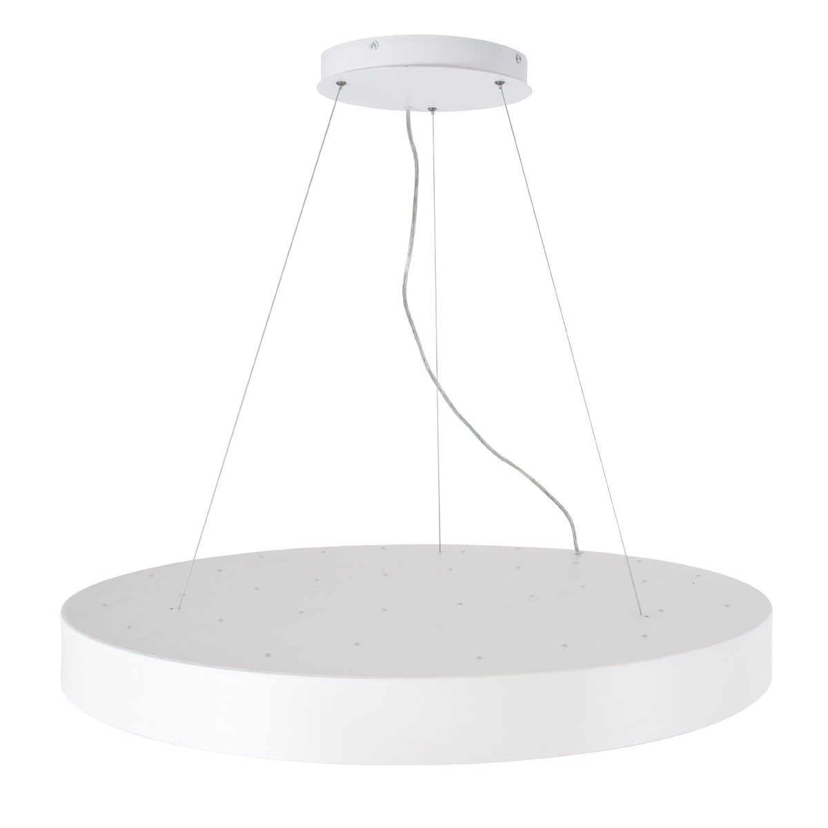 LEDTM® BURTON 61205-S Μοντέρνο Φωτιστικό Οροφής LED 100W 11020lm 120° AC 220-240V IP20 Ρυθμιζόμενο Λευκό CCT με Χειριστήριο από 2700K έως 6000K Dimmable - Lumileds SMD Chip - Λευκό Ματ - Μ80 x Π80 x Υ8cm - 3 Χρόνια Εγγύηση - Image 9
