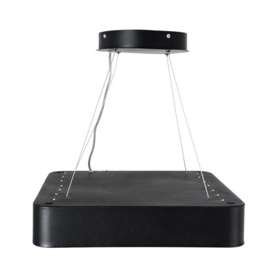 LEDTM® KAMALA 61206-S Πλαφονιέρα Οροφής LED CCT 67W 7370lm 120° AC 220-240V - Εναλλαγή Φωτισμού μέσω Τηλεχειριστηρίου All In One Ψυχρό 6000k+Φυσικό 4500k+Θερμό 2700k Dimmable Μ40 x Π40 x Υ8cm- Μαύρο - 3 Years Warranty - Image 12