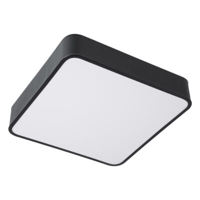 LEDTM® KAMALA 61206-S Πλαφονιέρα Οροφής LED CCT 67W 7370lm 120° AC 220-240V - Εναλλαγή Φωτισμού μέσω Τηλεχειριστηρίου All In One Ψυχρό 6000k+Φυσικό 4500k+Θερμό 2700k Dimmable Μ40 x Π40 x Υ8cm- Μαύρο - 3 Years Warranty - Image 4