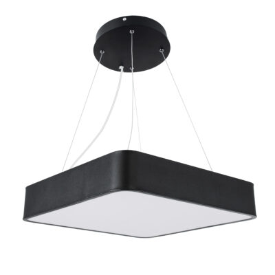LEDTM® KAMALA 61206-S Πλαφονιέρα Οροφής LED CCT 67W 7370lm 120° AC 220-240V - Εναλλαγή Φωτισμού μέσω Τηλεχειριστηρίου All In One Ψυχρό 6000k+Φυσικό 4500k+Θερμό 2700k Dimmable Μ40 x Π40 x Υ8cm- Μαύρο - 3 Years Warranty - Image 9