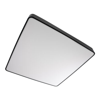 LEDTM® KAMALA 61210-S Πλαφονιέρα Οροφής LED CCT 100W 11020lm 120° AC 220-240V - Εναλλαγή Φωτισμού μέσω Τηλεχειριστηρίου All In One Ψυχρό 6000k+Φυσικό 4500k+Θερμό 2700k Dimmable Μ80 x Π80 x Υ8cm- Μαύρο - 3 Years Warranty - Image 5
