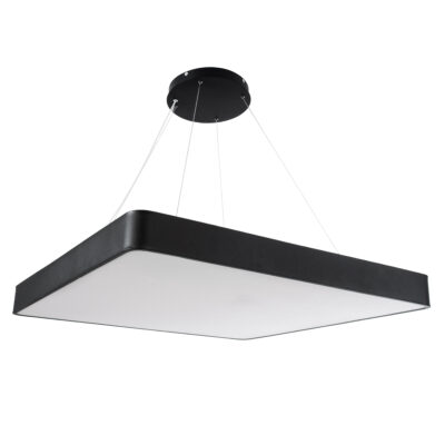 LEDTM® KAMALA 61210-S Πλαφονιέρα Οροφής LED CCT 100W 11020lm 120° AC 220-240V - Εναλλαγή Φωτισμού μέσω Τηλεχειριστηρίου All In One Ψυχρό 6000k+Φυσικό 4500k+Θερμό 2700k Dimmable Μ80 x Π80 x Υ8cm- Μαύρο - 3 Years Warranty - Image 9