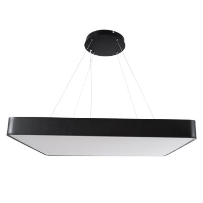 LEDTM® KAMALA 61210-S Πλαφονιέρα Οροφής LED CCT 100W 11020lm 120° AC 220-240V - Εναλλαγή Φωτισμού μέσω Τηλεχειριστηρίου All In One Ψυχρό 6000k+Φυσικό 4500k+Θερμό 2700k Dimmable Μ80 x Π80 x Υ8cm- Μαύρο - 3 Years Warranty - Image 10