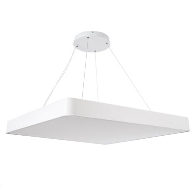 LEDTM® KAMALA 61211-S Πλαφονιέρα Οροφής LED CCT 100W 11020lm 120° AC 220-240V - Εναλλαγή Φωτισμού μέσω Τηλεχειριστηρίου All In One Ψυχρό 6000k+Φυσικό 4500k+Θερμό 2700k Dimmable Μ80 x Π80 x Υ8cm - Λευκό - 3 Years Warranty - Image 9