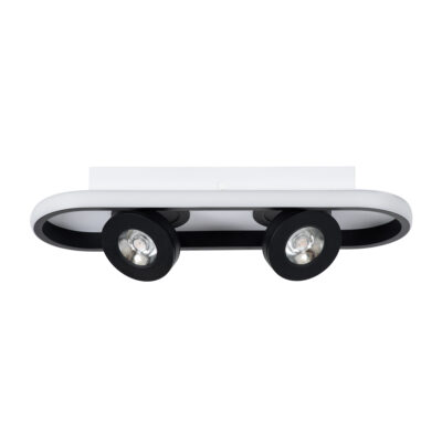 LEDTM® NESPO 61212 Φωτιστικό Οροφής Linear Design LED CCT με Κινούμενα Σποτ LED Spot Downlight 36W 4032lm 360° & 45° AC 220-240V - Εναλλαγή Φωτισμού μέσω Διακόπτη On/Off All In One Ψυχρό 6000k+Φυσικό 4500k+Θερμό 2700k Μ40 x Π13 x Υ6.5cm - Μαύρο - Image 4