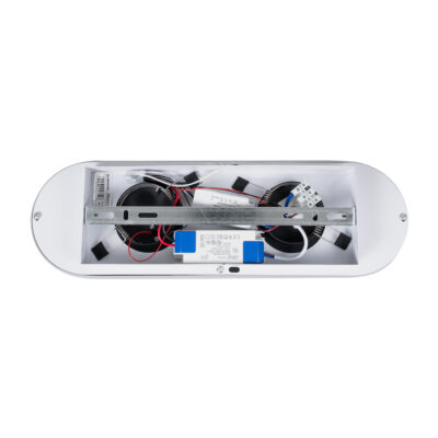 LEDTM® NESPO 61212 Φωτιστικό Οροφής Linear Design LED CCT με Κινούμενα Σποτ LED Spot Downlight 36W 4032lm 360° & 45° AC 220-240V - Εναλλαγή Φωτισμού μέσω Διακόπτη On/Off All In One Ψυχρό 6000k+Φυσικό 4500k+Θερμό 2700k Μ40 x Π13 x Υ6.5cm - Μαύρο - Image 6
