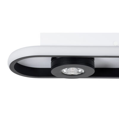 LEDTM® NESPO 61212 Φωτιστικό Οροφής Linear Design LED CCT με Κινούμενα Σποτ LED Spot Downlight 36W 4032lm 360° & 45° AC 220-240V - Εναλλαγή Φωτισμού μέσω Διακόπτη On/Off All In One Ψυχρό 6000k+Φυσικό 4500k+Θερμό 2700k Μ40 x Π13 x Υ6.5cm - Μαύρο - Image 7