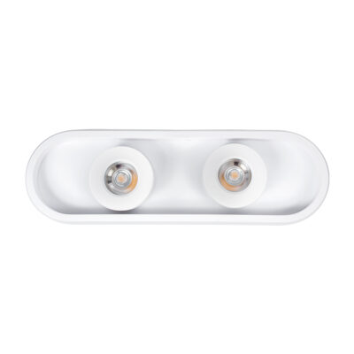 LEDTM® NESPO 61213 Φωτιστικό Οροφής Linear Design LED CCT με Κινούμενα Σποτ LED Spot Downlight 36W 4032lm 360° & 45° AC 220-240V - Εναλλαγή Φωτισμού μέσω Διακόπτη On/Off All In One Ψυχρό 6000k+Φυσικό 4500k+Θερμό 2700k Μ40 x Π13 x Υ6.5cm - Λευκό - Image 5