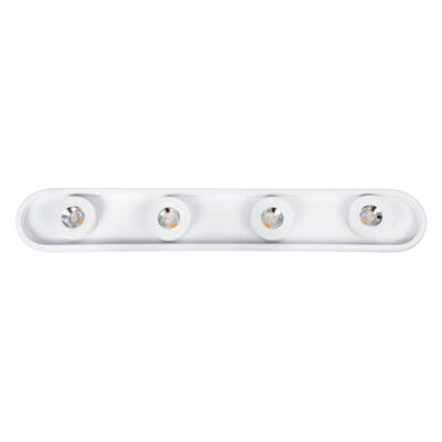 LEDTM® NESPO 61215 Φωτιστικό Οροφής Linear Design LED CCT με Κινούμενα Σποτ LED Spot Downlight 48W 5376lm 360° & 45° AC 220-240V - Εναλλαγή Φωτισμού μέσω Διακόπτη On/Off All In One Ψυχρό 6000k+Φυσικό 4500k+Θερμό 2700k Μ80 x Π13 x Υ6.5cm - Λευκό - Image 5