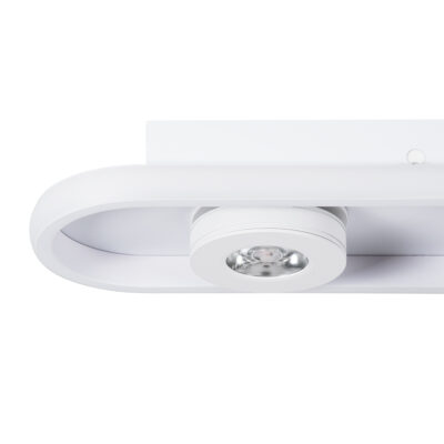 LEDTM® NESPO 61215 Φωτιστικό Οροφής Linear Design LED CCT με Κινούμενα Σποτ LED Spot Downlight 48W 5376lm 360° & 45° AC 220-240V - Εναλλαγή Φωτισμού μέσω Διακόπτη On/Off All In One Ψυχρό 6000k+Φυσικό 4500k+Θερμό 2700k Μ80 x Π13 x Υ6.5cm - Λευκό - Image 7