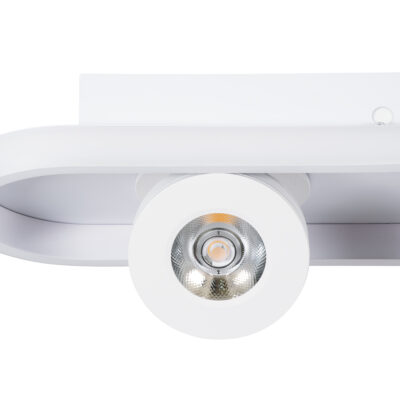 LEDTM® NESPO 61215 Φωτιστικό Οροφής Linear Design LED CCT με Κινούμενα Σποτ LED Spot Downlight 48W 5376lm 360° & 45° AC 220-240V - Εναλλαγή Φωτισμού μέσω Διακόπτη On/Off All In One Ψυχρό 6000k+Φυσικό 4500k+Θερμό 2700k Μ80 x Π13 x Υ6.5cm - Λευκό - Image 10