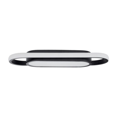 LEDTM® IGOR 61216 Φωτιστικό Οροφής Linear Design LED CCT 24W 2880lm 210° AC 220-240V - Εναλλαγή Φωτισμού μέσω Διακόπτη On/Off All In One Ψυχρό 6000k+Φυσικό 4500k+Θερμό 2700k Μ41 x Π13 x Υ4.5cm - Μαύρο - 3 Years Warranty - Image 4