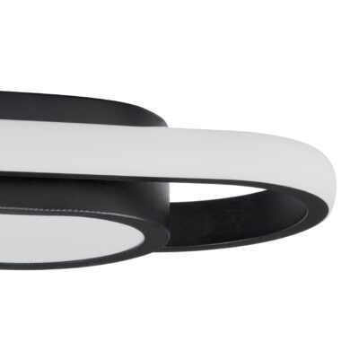 LEDTM® IGOR 61216 Φωτιστικό Οροφής Linear Design LED CCT 24W 2880lm 210° AC 220-240V - Εναλλαγή Φωτισμού μέσω Διακόπτη On/Off All In One Ψυχρό 6000k+Φυσικό 4500k+Θερμό 2700k Μ41 x Π13 x Υ4.5cm - Μαύρο - 3 Years Warranty - Image 7