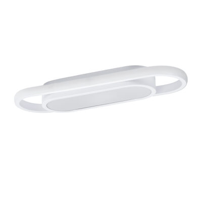 LEDTM® IGOR 61217 Φωτιστικό Οροφής Linear Design LED CCT 24W 2880lm 210° AC 220-240V - Εναλλαγή Φωτισμού μέσω Διακόπτη On/Off All In One Ψυχρό 6000k+Φυσικό 4500k+Θερμό 2700k Μ41 x Π13 x Υ4.5cm - Λευκό - 3 Years Warranty - Image 3