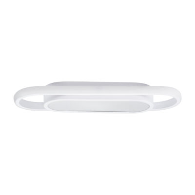 LEDTM® IGOR 61217 Φωτιστικό Οροφής Linear Design LED CCT 24W 2880lm 210° AC 220-240V - Εναλλαγή Φωτισμού μέσω Διακόπτη On/Off All In One Ψυχρό 6000k+Φυσικό 4500k+Θερμό 2700k Μ41 x Π13 x Υ4.5cm - Λευκό - 3 Years Warranty - Image 4