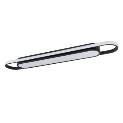 LEDTM® IGOR 61218 Φωτιστικό Οροφής Linear Design LED CCT 48W 5760lm 210° AC 220-240V - Εναλλαγή Φωτισμού μέσω Διακόπτη On/Off All In One Ψυχρό 6000k+Φυσικό 4500k+Θερμό 2700k Μ81 x Π13 x Υ4.5cm - Μαύρο - 3 Years Warranty - Image 3