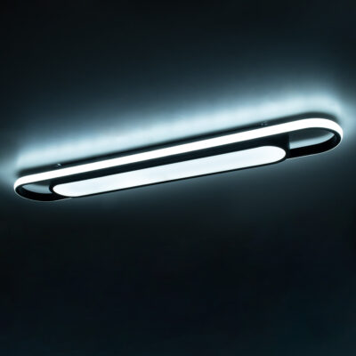 LEDTM® IGOR 61218 Φωτιστικό Οροφής Linear Design LED CCT 48W 5760lm 210° AC 220-240V - Εναλλαγή Φωτισμού μέσω Διακόπτη On/Off All In One Ψυχρό 6000k+Φυσικό 4500k+Θερμό 2700k Μ81 x Π13 x Υ4.5cm - Μαύρο - 3 Years Warranty - Image 10